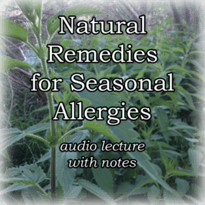 natural remedies seasonal allergies